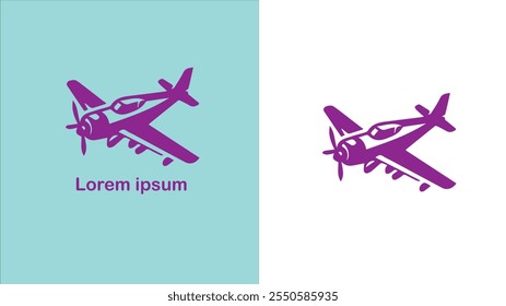 Aviation Aeronautics Air transport Flying unique logo design illustration