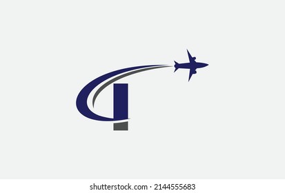 Aviation and airlines logo, Tour and travel agency symbol design vector