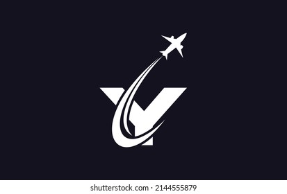 Aviation and airlines logo, Tour and travel agency symbol design vector