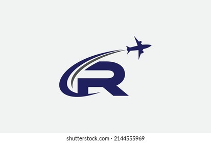 Aviation and airlines logo, Tour and travel agency symbol design vector