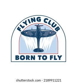 Logotipos de distintivos de aviación y etiquetas de emblemas