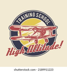 Aviation badges logos and emblems labels