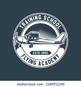 Aviation badges logos and emblems labels
