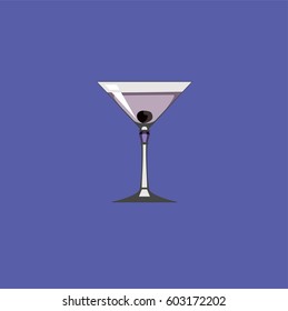 Aviation Cocktail Vector Stock Vector (Royalty Free) 603172202 ...