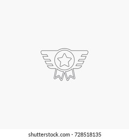 aviation emblem icon 