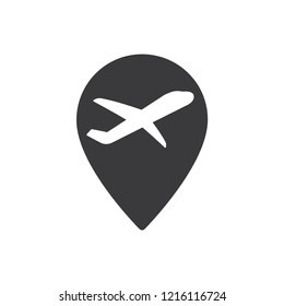 aviation icon logo template