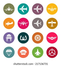 Aviation Icon Set