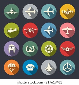 Aviation Icon Set