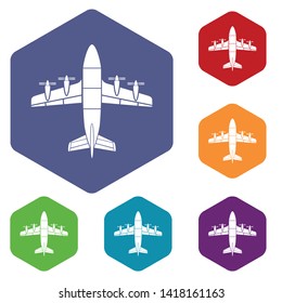 Aviation icon. Simple illustration of aviation vector icon for web