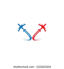 aviation icon and symbol vector template