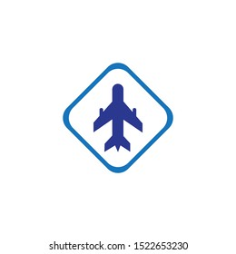 aviation icon and symbol vector template