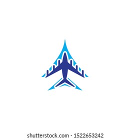 aviation icon and symbol vector template