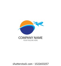 aviation icon and symbol vector template