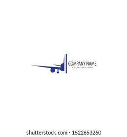 aviation icon and symbol vector template