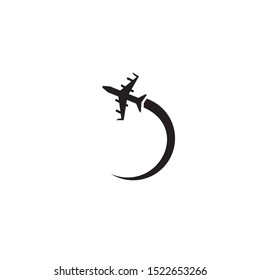 aviation icon and symbol vector template