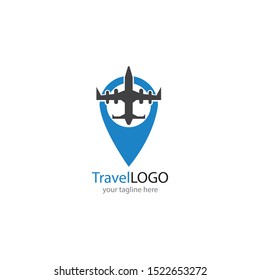 aviation icon and symbol vector template