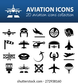 iconos de aviación