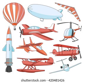 Aviation Icons Set