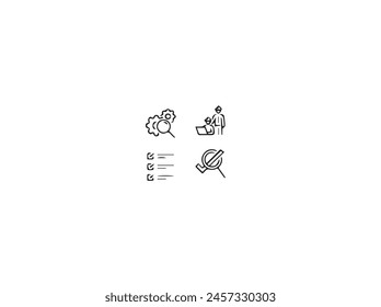 Aviation linear icons set. Aviation security and fligts safety. Aircraft rental. Customizable thin line contour symbols. Isolated vector outline illustrations. 