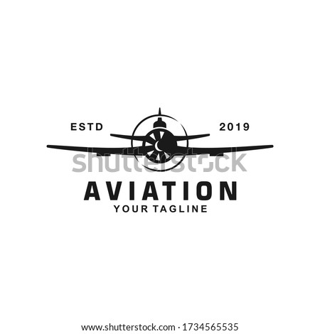 Aviation Logo Design Template Idea
