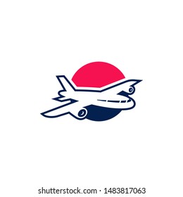 Aviation Logo icon and Symbol Vector template
