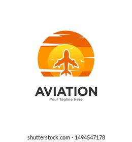 Aviation Logo Images Stock Vectors