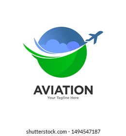 Aviation Logo Images Stock Vectors