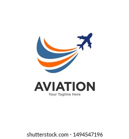 Aviation Logo Images Stock Vectors