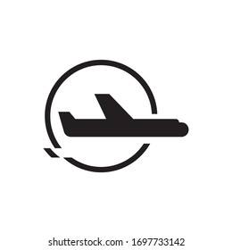 Aviation logo template vector icon design