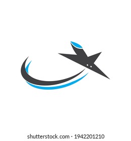 Ilustración del vector del logotipo de aviación
