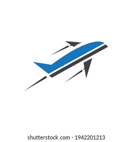 Aviation logo vector template illustration