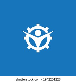 Aviation logo vector template illustration