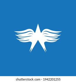 Aviation logo vector template illustration