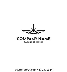 Aviation And Marine Transportation Logo Template