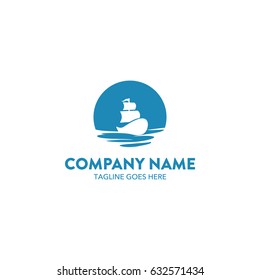 Aviation And Marine Transportation Logo Template