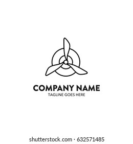 Aviation And Marine Transportation Logo Template