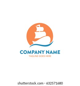 Aviation And Marine Transportation Logo Template