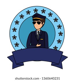 aviation pilot avatar character