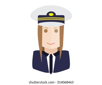 aviation pilot Vector illustration pilot
