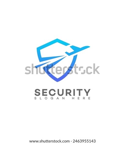 aviation security logo Identity Sign Symbol Template  