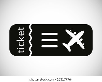 Aviation Transportation Ticket Symbol