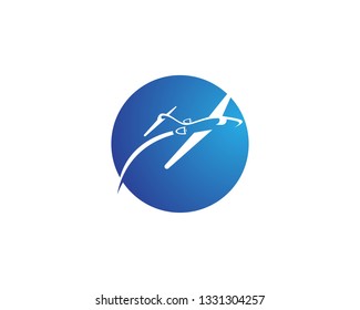 Aviation travel icon logo