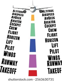 Aviation vintage Typography t-Shirt Design