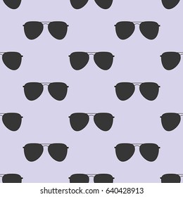 Aviator Glasses seamless pattern. Sun Glasses. Vector illustration