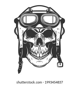 622 Aviator skull vector Images, Stock Photos & Vectors | Shutterstock