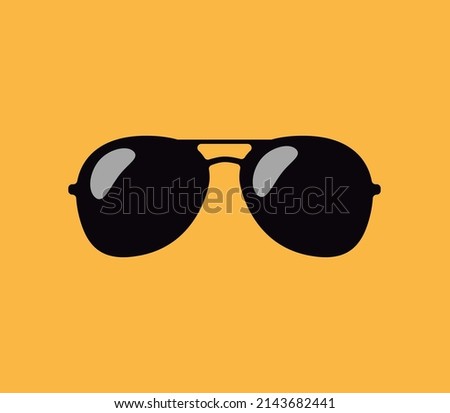 Aviator Sunglasses Flat Icon. Logo Template. Aviator Sunglasses Flat Icon. Logo Template.