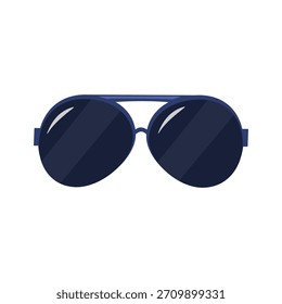 Aviator sunglasses vector illustration, sunglasses icon, clip art sunglasses 