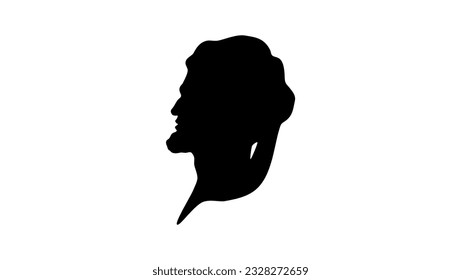 Avicenna silhouette, high quality vector