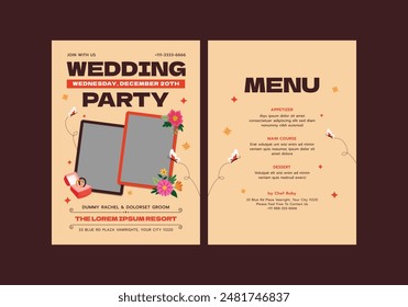 Avilock Wedding Party Invitation Template