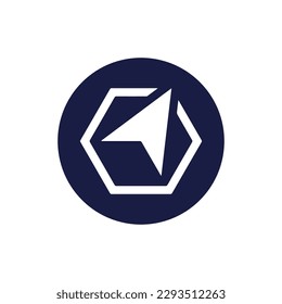 AVINOC-Münzsymbol einzeln auf weißem Hintergrund.